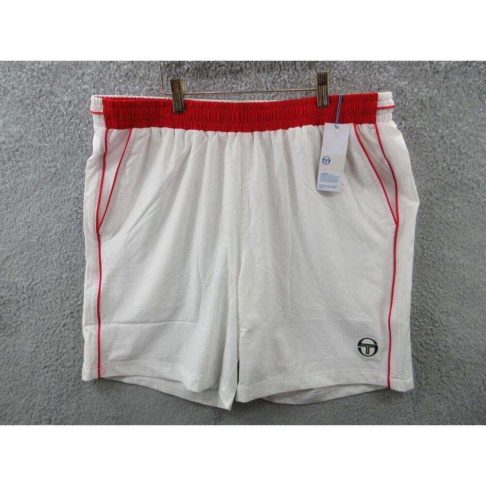 NWT Sergio Tacchini TCP Shorts Adrenaline Rush Mens Size XL Mesh Lined Shorts - Picture 4 of 14